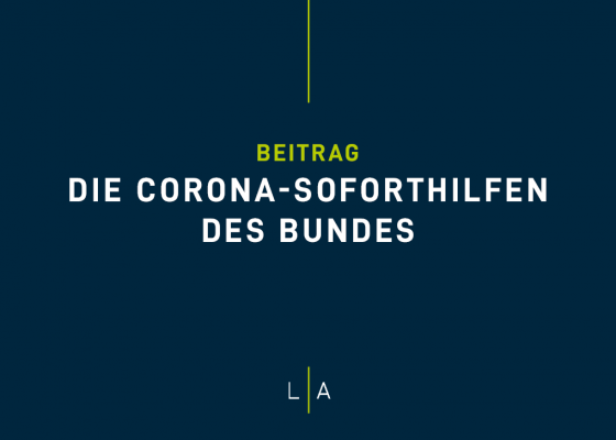 Die Corona-Soforthilfen des Bundes