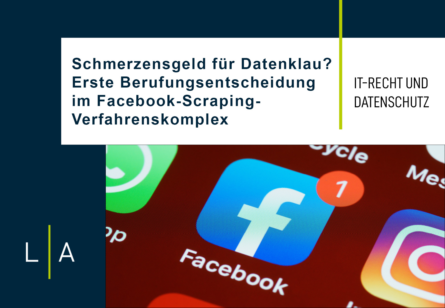 Schmerzensgeld für Datenklau? Erste Berufungsentscheidung im Facebook-Scraping-Verfahrenskomplex